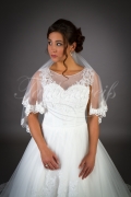Wedding dress TW0016B - Wedding dress TW0016B tulle lace key hole luxury wedding gown 2