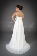 Wedding dress TW0066B - Wedding dress TW0066B Empire chiffon lace beadings for pregnant women beach wedding 3