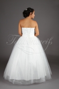 Wedding dress TW0114B - Wedding dress TW0114B princess glitter lace Rhine stones tulle glitter train 3