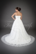 Wedding dress TW0132B - Wedding dress TW0132B A-line sweetheart tulle lace appliques beadings train 3