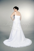 Wedding dress TW0170B - Wedding dress TW0170B A-line plus size XXL chiffon sweetheart beadings wide straps train 3