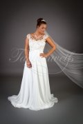 Wedding dress TW0007B - Wedding dress TW0007B Empire chiffon beach tattoo lace pregnancy 1