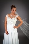 Wedding dress TW0007B - Wedding dress TW0007B Empire chiffon beach tattoo lace pregnancy 2