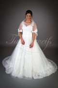 Wedding dress TW0016B - Wedding dress TW0016B tulle lace key hole luxury wedding gown 1