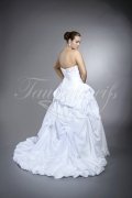 Wedding dress TW0046B - Wedding dress TW0046B princess taffeta silver edge beadings sparkling train 3
