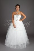Wedding dress TW0114B - Wedding dress TW0114B princess glitter lace Rhine stones tulle glitter train 1