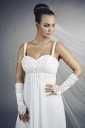 Wedding dress TW0121B - Wedding dress TW0121B maternity empire chiffon sweetheart straps train 2