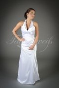 Wedding dress TW0201B - Wedding dress TW0201B trumpet silk-like satin neckholder no train civil wedding 1