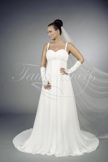 Wedding dress TW0121B - Wedding dress TW0121B maternity empire chiffon sweetheart straps train